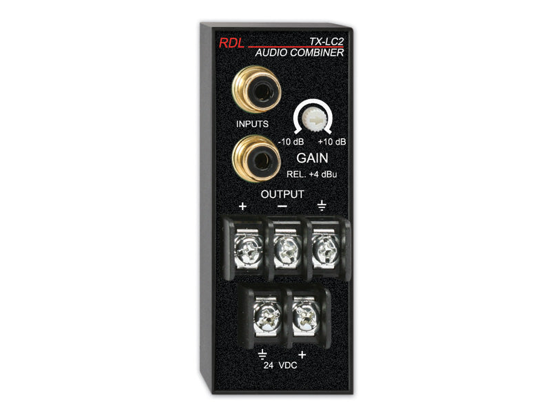 RDL TXLC2 Unbalanced to Balanced Line Combiner