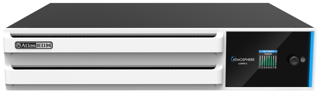 AZMP8-D Atmosphere™ 8-Zone Signal Processor with 1200-Watt Amplifier and Dante