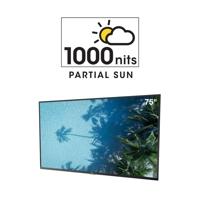 NT75PS1K 75" Neptune Partial Sun 4K TV 1000 Nits IP55 3Yr No Mount