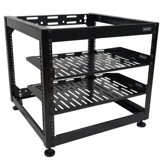 CFR1610-B1 10U AV Rack Stackable Open Frame Network Rack
