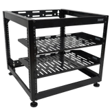 CFR1610-B1 10U AV Rack Stackable Open Frame Network Rack