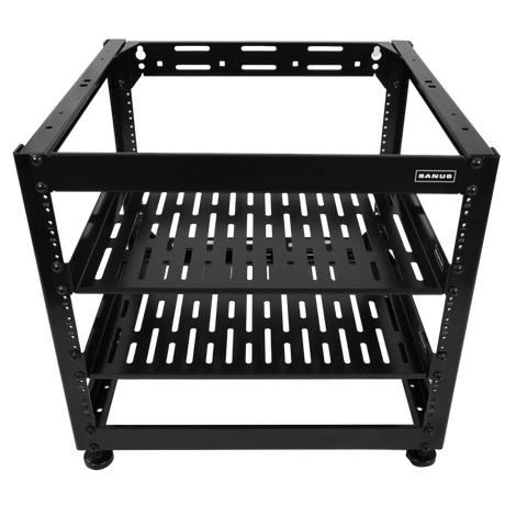 CFR1610-B1 10U AV Rack Stackable Open Frame Network Rack