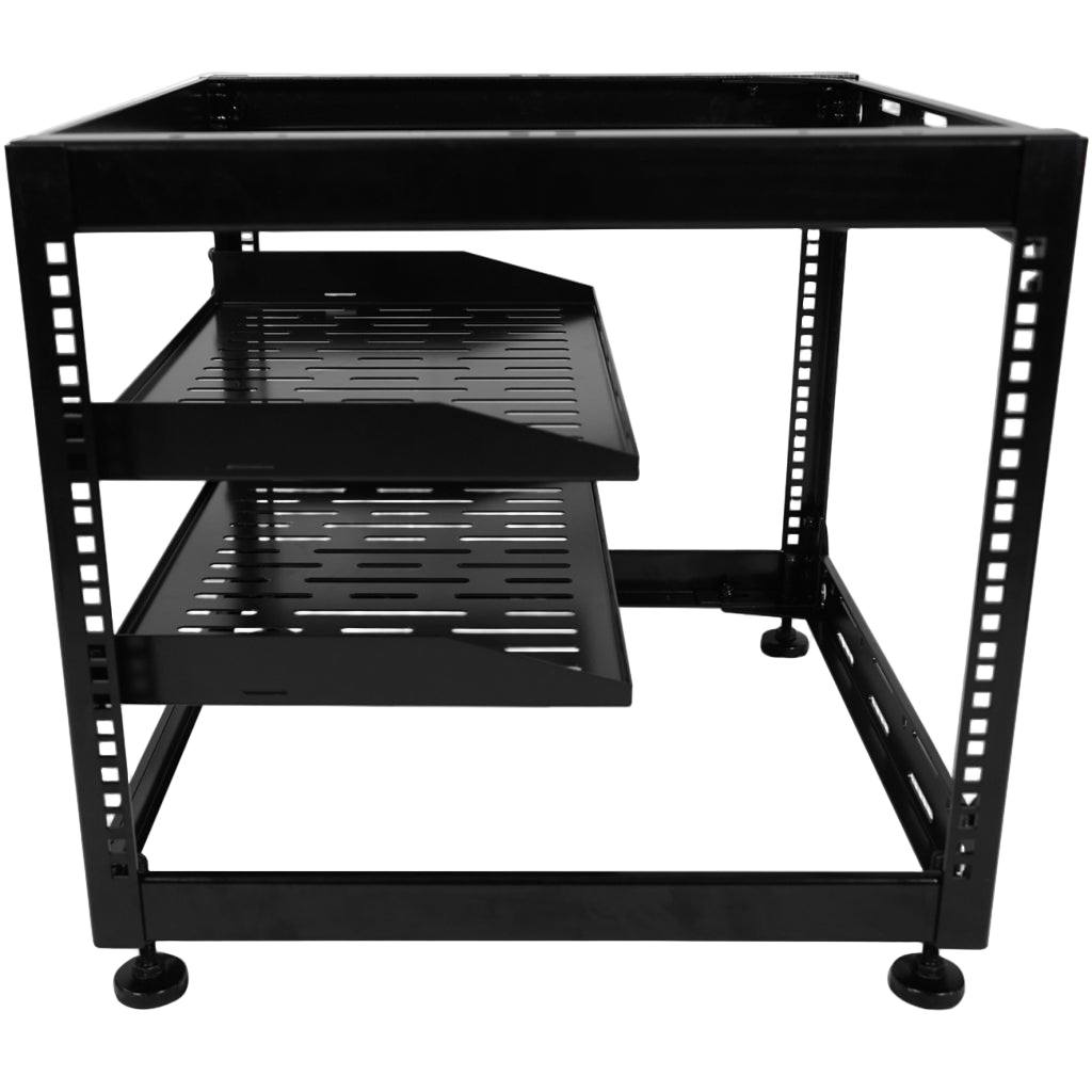 CFR1610-B1 10U AV Rack Stackable Open Frame Network Rack
