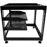 CFR1610-B1 10U AV Rack Stackable Open Frame Network Rack