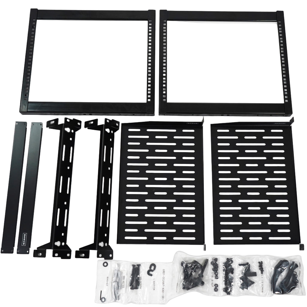 CFR1610-B1 10U AV Rack Stackable Open Frame Network Rack