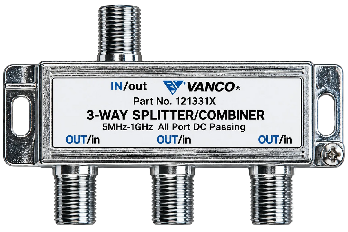 Splitter/Combiner 5MHz - 1 GHz Bandwidth