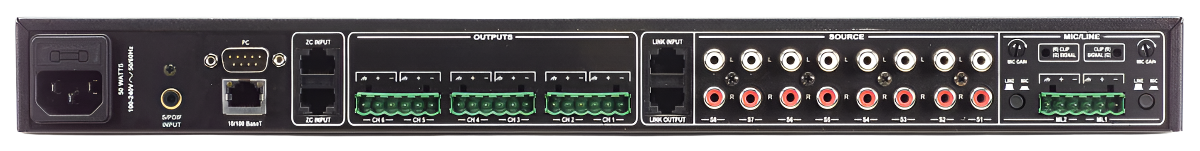 ZonePro 1261 12x6 Digital Zone Processor