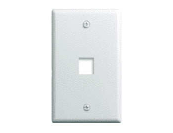 WP3401WH10 1 Gang 1-Port Wall Plate 10 Pack