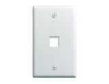 WP3401 Single Gang Wall Plate, 1-Port