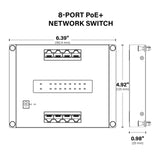 DA8800WH 8-Port PoE+ Switch Unmanaged