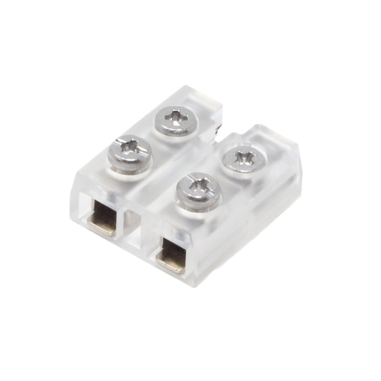 DI-TB12-CONN-TTW-5 Tape Light Terminal Block Connector, Screw Down, 12mm, Tape-To-Wire Pack of 5