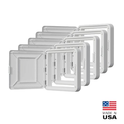 ENP15605DNA 15" Plastic Deep Trim Ring and Hinged Door 5-Pack