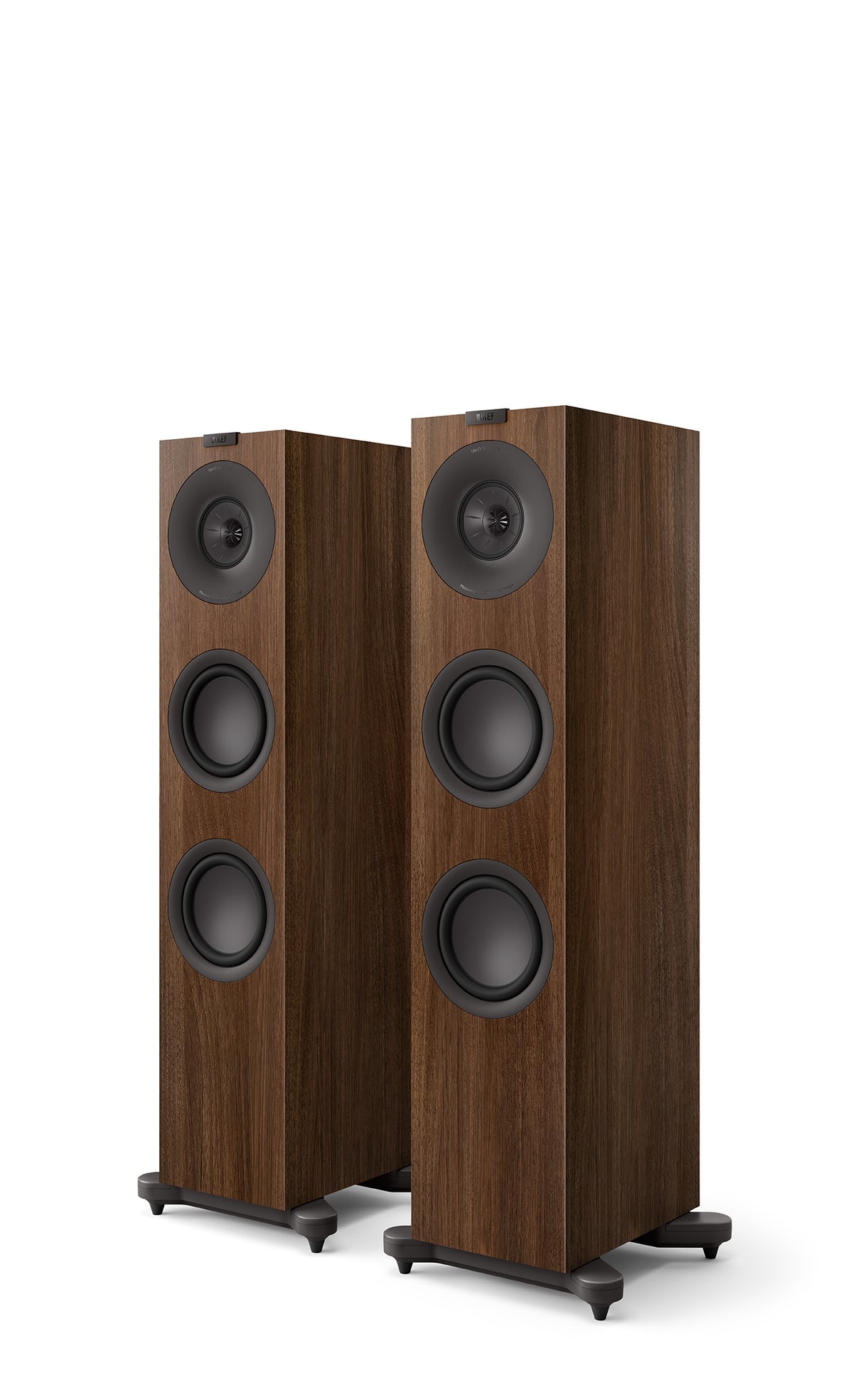 Q7 Meta Speaker Floor Standing 3-Way Pair Walnut