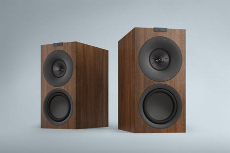 Q Concerto Meta Bookshelf Speaker 3-Way Pair Walnut