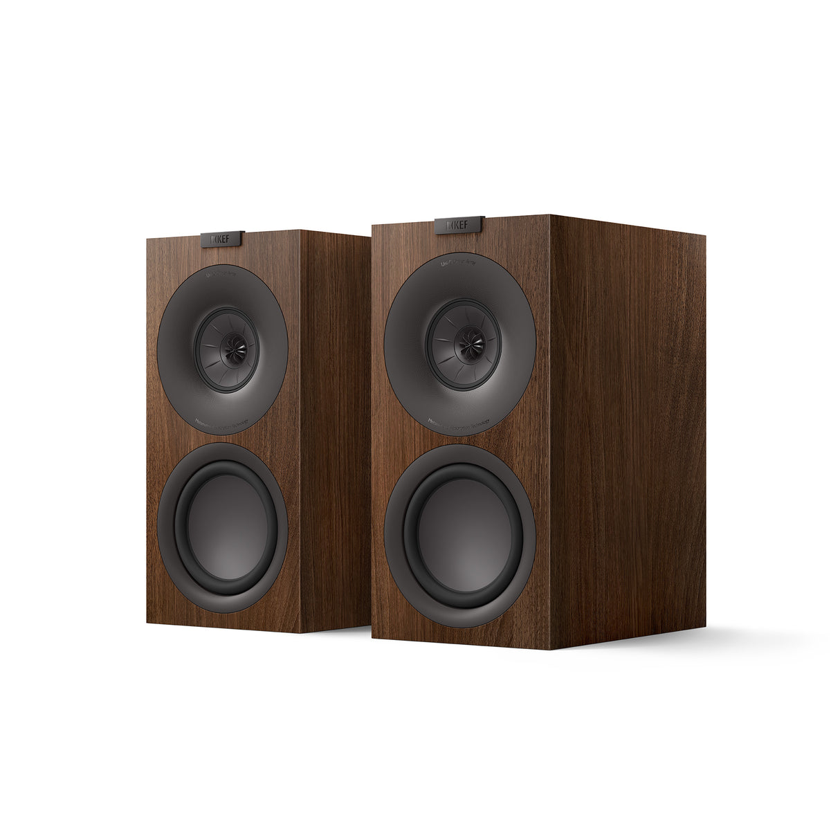 Q Concerto Meta Bookshelf Speaker 3-Way Pair Walnut