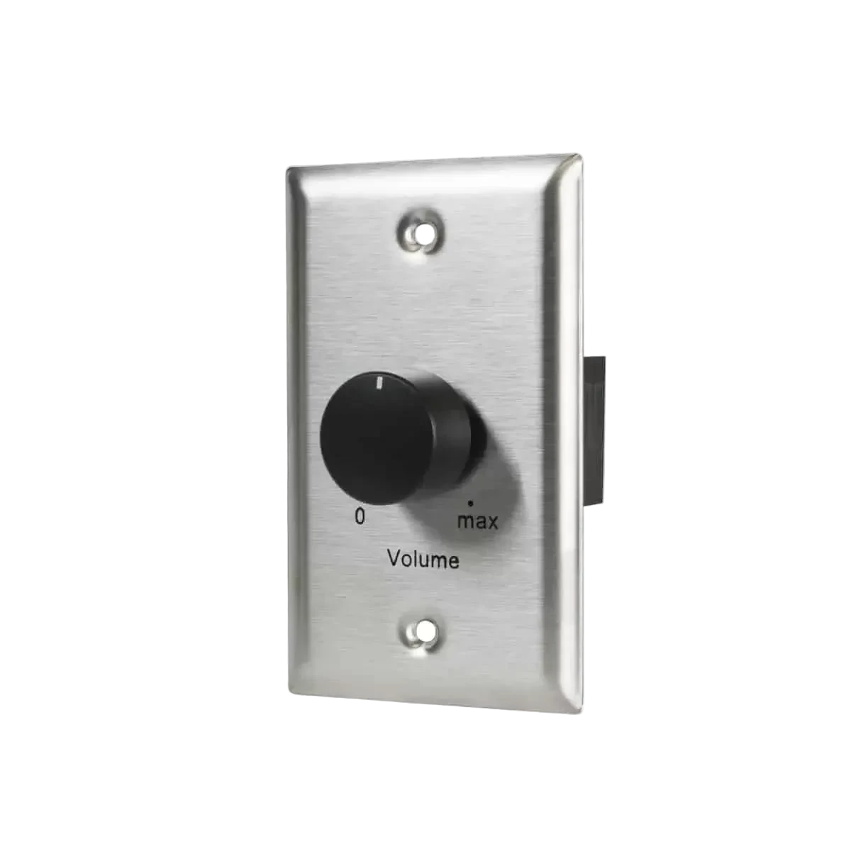 25LVC Attenuator-25w, 70v/25v, 1-Gang Stainless Steel