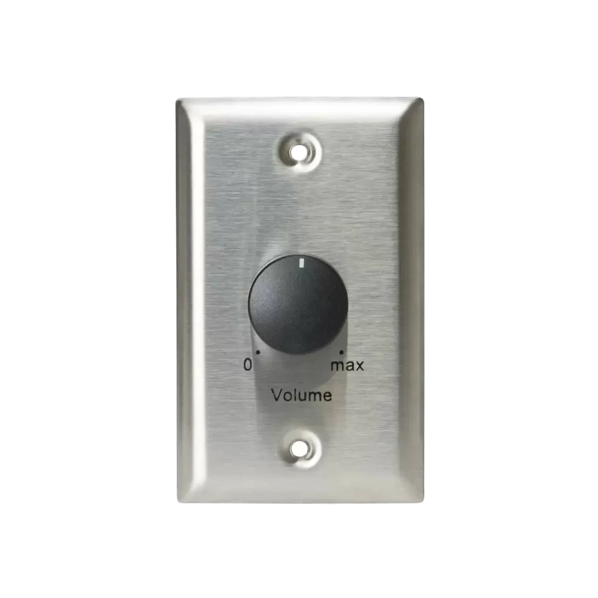 25LVC Attenuator-25w, 70v/25v, 1-Gang Stainless Steel