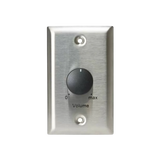 25LVC Attenuator-25w, 70v/25v, 1-Gang Stainless Steel