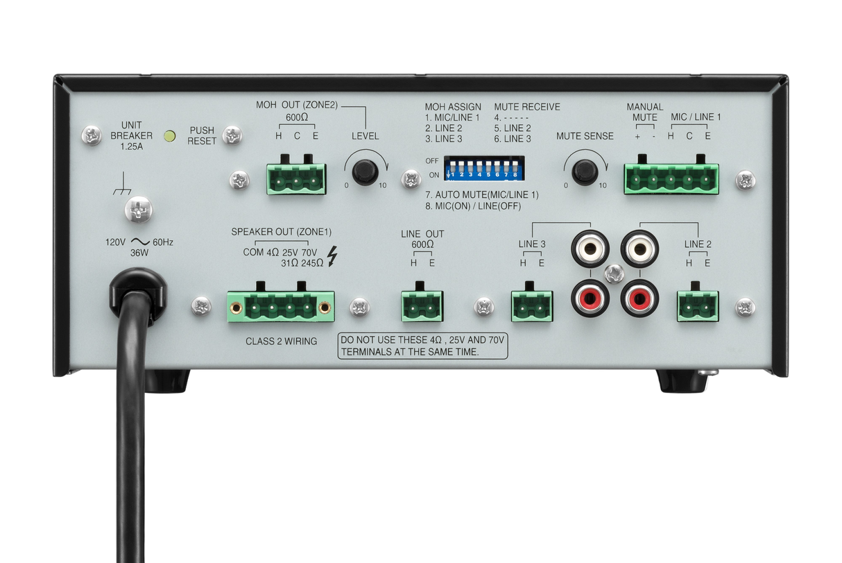 BG220 Mixer Amplifier 20W 3 Inputs MOH Output Auto Mute