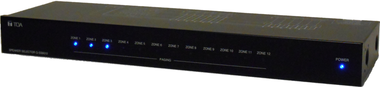 QSS9012PS Multi-Zone Speaker Selector