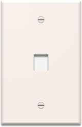 WP3401 Single Gang Wall Plate, 1-Port