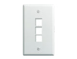 WP3403 1 Gang Wall Plate 3-Port