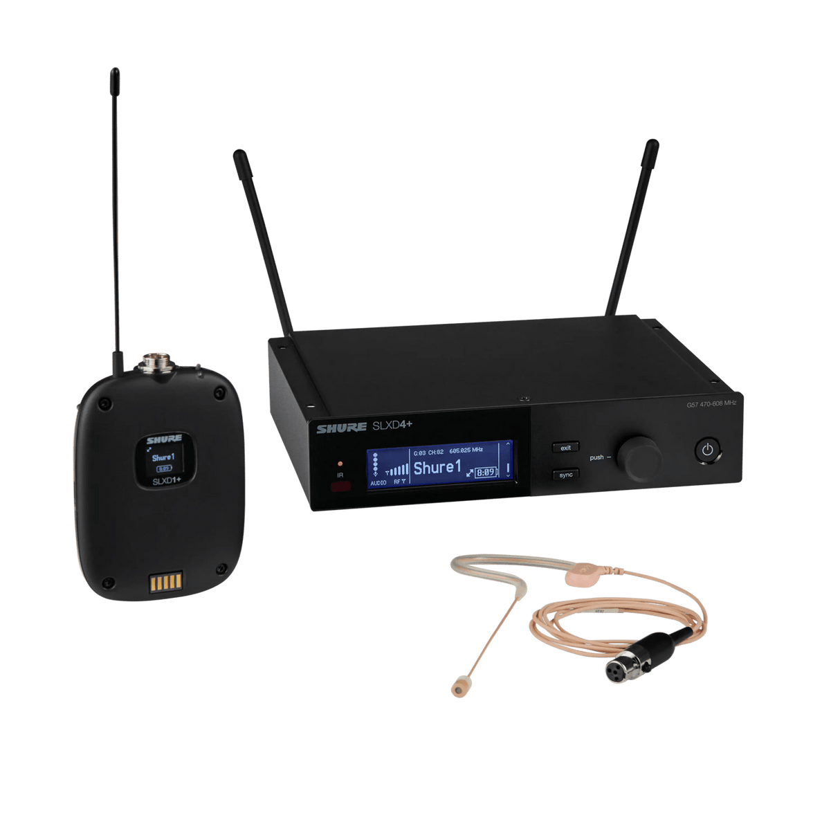 SLXD14+/153T-G57 Digital Wireless Bodypack System