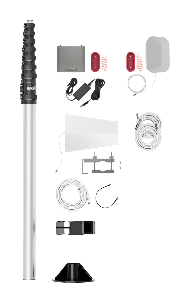 472059 Cabin Cell Signal Booster 24' Telescoping Pole Kit