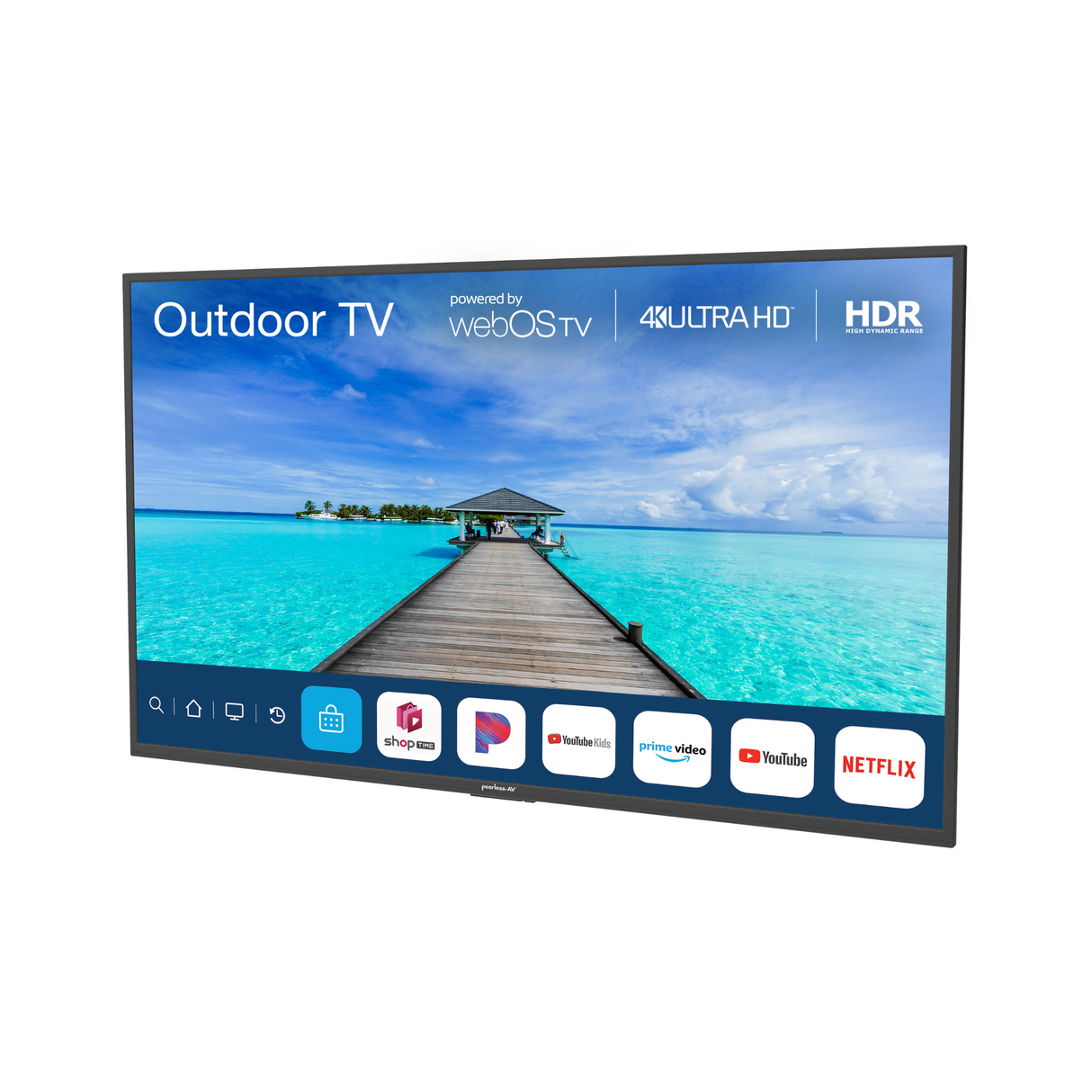 Neptune Partial Sun Outdoor 4K TV W/Outdoor Tilt Mount