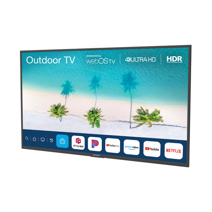 Neptune Partial Sun Outdoor 4K TV W/Outdoor Tilt Mount