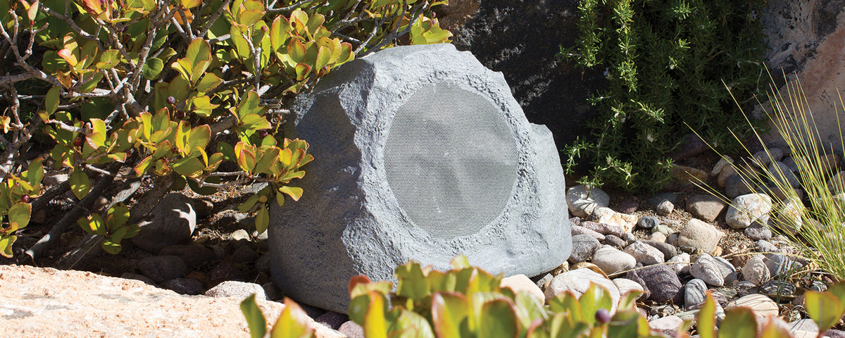 RK-8-GY Elements Series 8" Outdoor Speaker Rock Gray
