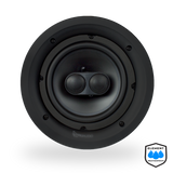 PDP Element In-Ceiling Frameless Speaker with Dual Silk Tweeters Weatherproof Treatment