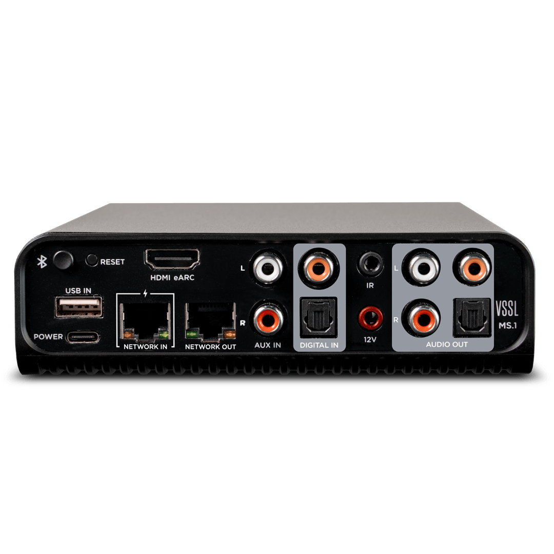MS.1 Network Audio Streamer with Built-In Ethernet Wi-Fi & HDMI Earc