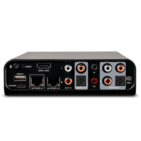 MS.1 Network Audio Streamer with Built-In Ethernet Wi-Fi & HDMI Earc