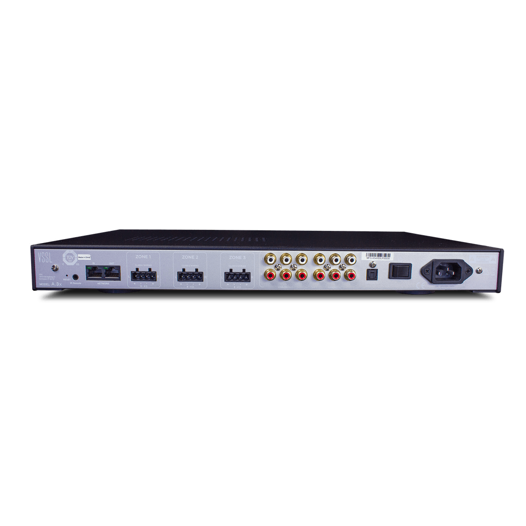 A.3X Amplifier 3 Zones 6x50W w/ Chromecast built-in Airplay Spotify Conn