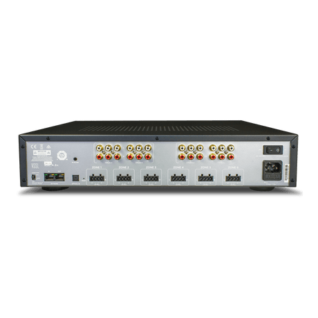 A.6X Amplifier 6 Zones 12x50W w/ Chromecast built-in Airplay Spotify Conn