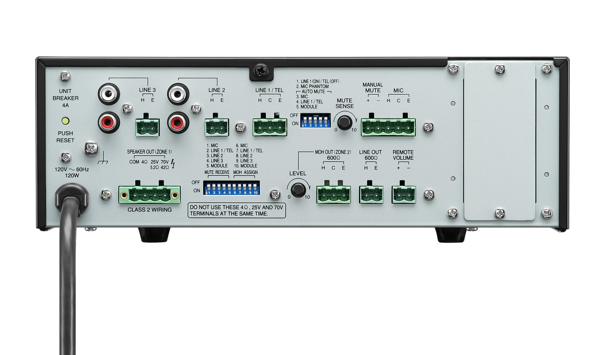 BG2060 Mixer Amplifier 5-Input 60W 4 Ohm/25V/70V