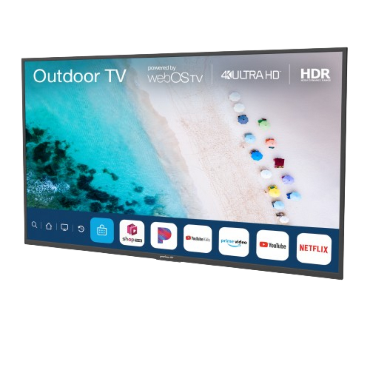 Neptune Partial Sun Outdoor 4K TV W/Outdoor Tilt Mount