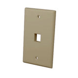 Multi-Media Keystone Wall Plate 1 Port