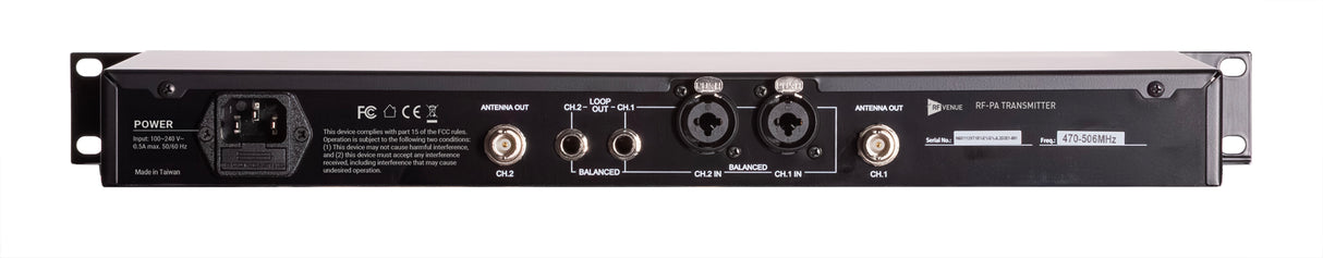 RF PA Kit Dual Channel Transmitter with Receivers