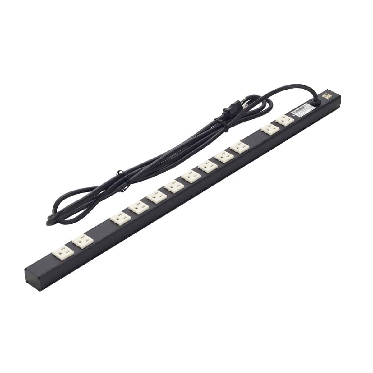 Lowell ACS-1512 Power Strip-15A 12 Outlets 6' cord
