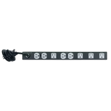 ACSPR-1509 PDU with 9 (15A) Outlets, Advanced Multi-Stage Surge Suppression