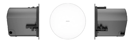 AD-C6T-ZB-WH 6.5" 2-way ceiling speaker, 70/100V transformer White (Each)