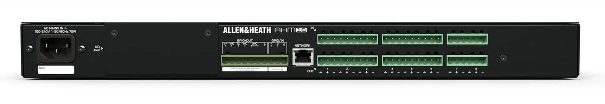 AHM-16 16x16 Audio Matrix Processor