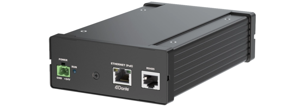 AMP203 Dante / AES 67 PoE Enabled Stereo Amplifier 2 x 30W @ 4 ohms