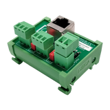 ARJ12P Junction Box - RJ45 to 2 x 3-Pin Terminal Block
