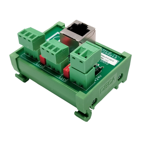 ARJ12P Junction Box - RJ45 to 2 x 3-Pin Terminal Block