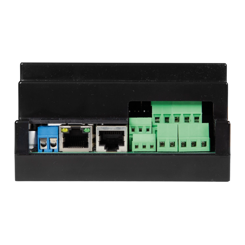ARU204 Touch enabled 4 Switching Relay unit with RS485 & TCP/IP Control (DIN enclosure)