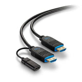 C2G41488 HDMI Cable High Speed  AOC Plenum 18G 4K60 150'