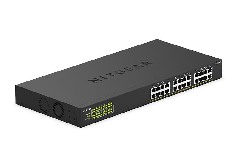 GS324P-100NAS 24-Port Gigabit Ethernet Unmanaged PoE+ Essentials Switch